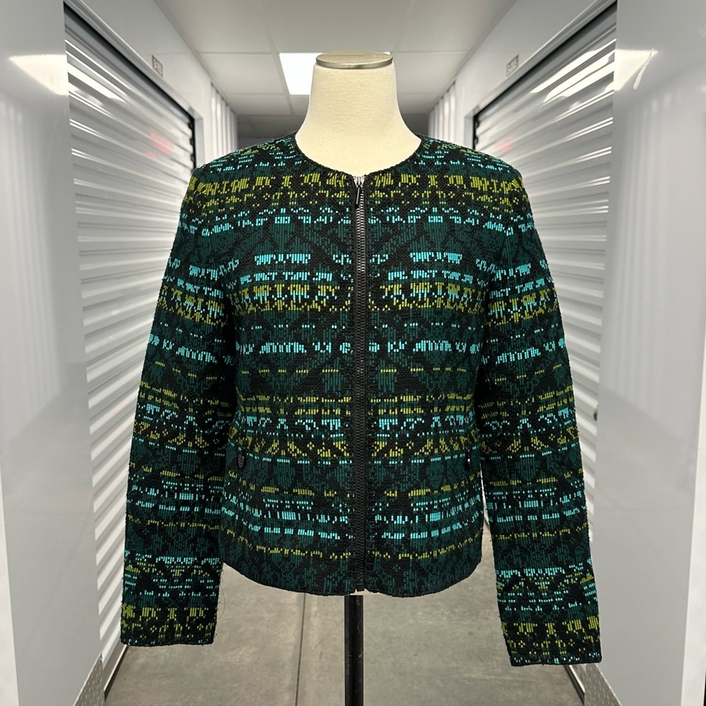 Akris Punto Multicolor Patterned Blazer